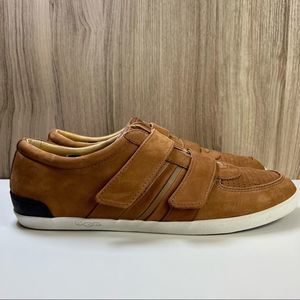 Ugg Australia B-Ronx Chestnut Suede Shoes Double Strap Vibram Men’s Size 11.5